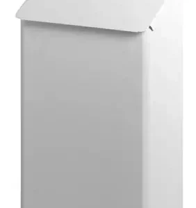 Dutch Bins Afvalbak 7 liter RVS wit