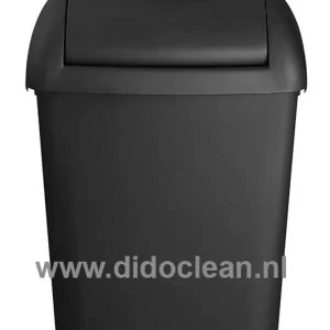 Dames Mini Hygienebak zwart 8 liter