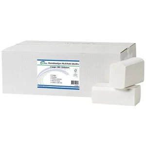 Handdoekjes Multifold Cellulose 2-laags 24 x 20,6 cm