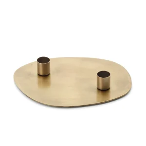 Bazar Bizar - Glowpad Kandelaar – Goud Metaal