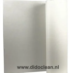 Onderzoeksbankrollen Cellulose 2-laags Wit 39cmx80m Doos 6 rollen