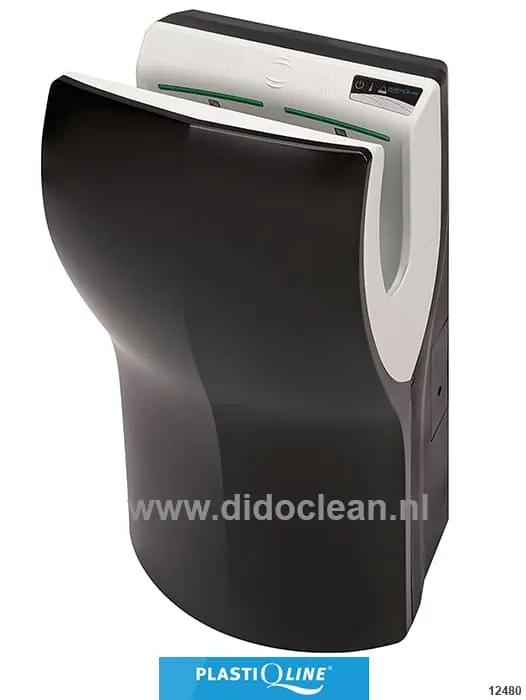 PlastiQline Handendroger hands-in zwart automatisch
