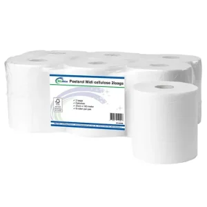 Poetsrol Midi Cellulose 2-laags