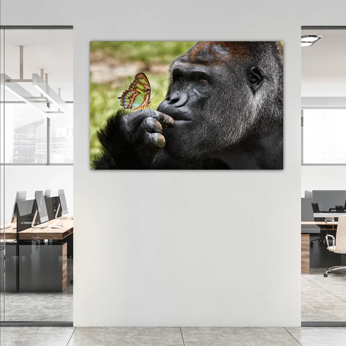 Gorilla met vlinder - Afbeelding 3