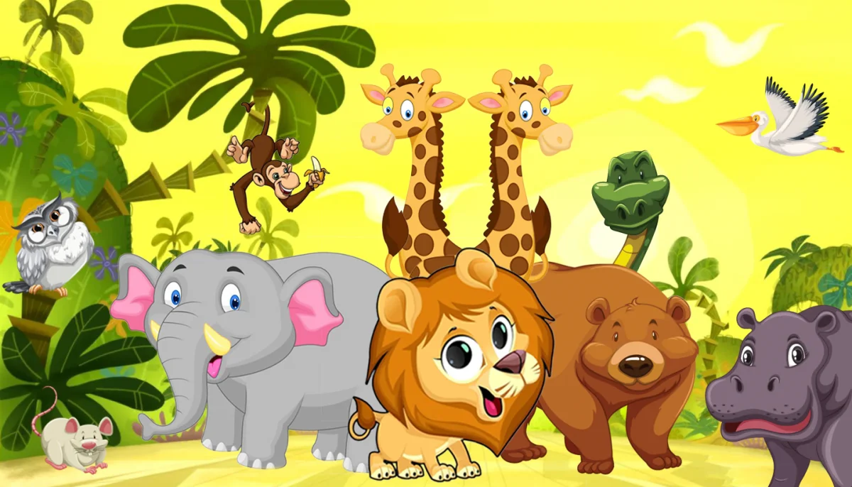 Cartoon dieren - Afbeelding 2